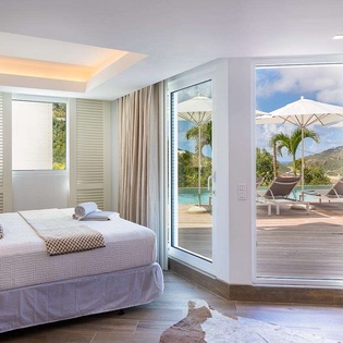 Bedroom at WV LBC, St. Jean, St. Barthelemy