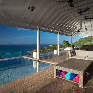 Terrace at WV IEW, St. Jean, St. Barthelemy