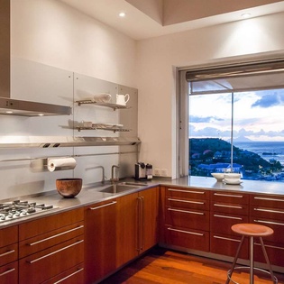 Kitchen at WV LAM, Gustavia, St. Barthelemy