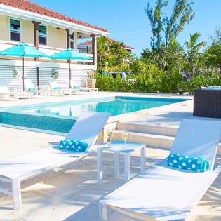 Villa Pool at IE BAS, Chalk Sound/Taylors, Turks & Caicos