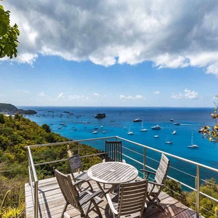 The view from WV KAN, Colombier, St. Barthelemy