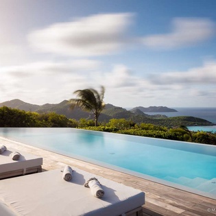 The view from WV IXF, St. Jean, St. Barthelemy