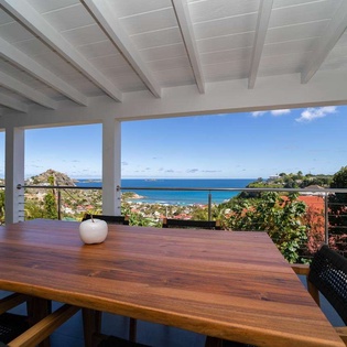 Veranda at WV RID, Anse des Cayes, St. Barthelemy