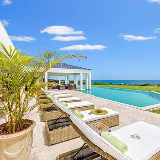 Patio at SXM AMB, Hillside/Terres Basses, St. Martin