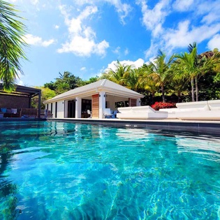 Villa Pool at WV CRK, Petit Cul de Sac, St. Barthelemy