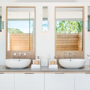 Bathroom at TC BEB5, Babalua Beach, Turks & Caicos