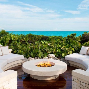 Patio at TC LDV, Long Bay Beach, Turks & Caicos