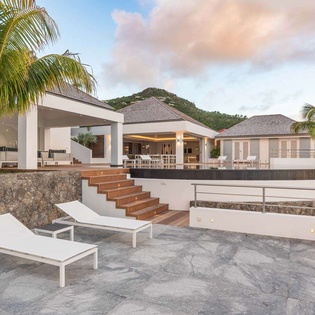 Patio at WV REP, Lorient, St. Barthelemy