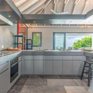 Kitchen at WV AVV, Vitet, St. Barthelemy