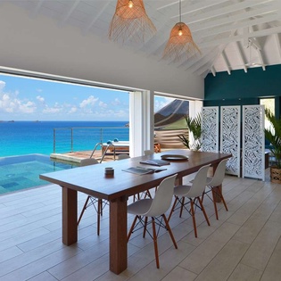 Dining Room at WV FLA, Flamands, St. Barthelemy
