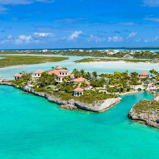 Aerial photo of IE EMC, Silly Creek/Taylors, Turks & Caicos