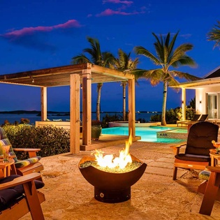 Deck at TC ALN, Chalk Sound/Taylors, Turks & Caicos