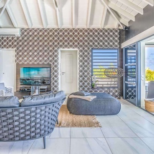 Living Room at WV RSD, Vitet, St. Barthelemy
