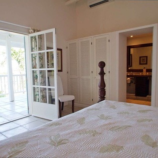 Bedroom at WV AMI, Lurin, St. Barthelemy