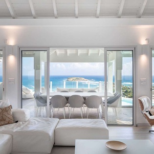 Living Room at WV MLA, Marigot, St. Barthelemy