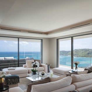 Living Room at WV FEL, Lorient, St. Barthelemy