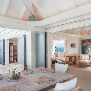 Dining Room at WV MBA, Pointe Milou, St. Barthelemy