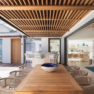 Dining Room at WV CTL, Lorient Beach, St. Barthelemy