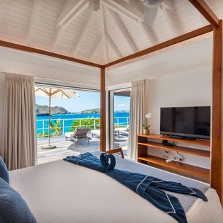 Bedroom at WV TCK, Flamands Beach, St. Barthelemy