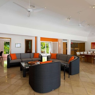 Living Room at WV EMM, Lorient, St. Barthelemy
