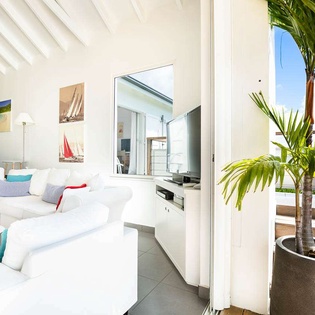 Living Room at WV GGL, Gouverneur, St. Barthelemy