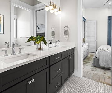 Master Suite 5 Bathroom shared with Bunk Room