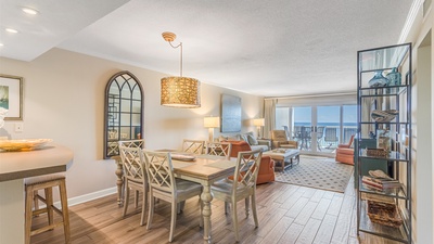 Sandy Key 516 Dining Room and Living Room