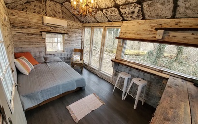 Whispering Walleye Bait House Cabin