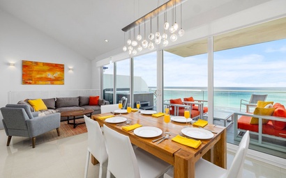 3BPH-BluePH2-2 - Aruba Family Friendly Oceanview PH with Hot Tub