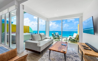 3BPH-BluePH3-4 - Modern Luxury Penthouse with Amazing Oceanview and Jacuzzi Sunsets