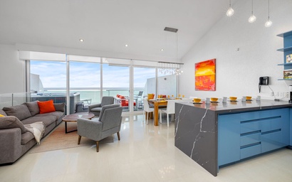 3BPH-BluePH2-2 - Aruba Family Friendly Oceanview PH with Hot Tub 3