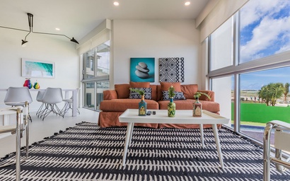 3BS-Azure216 -Vibrant 3BR Mid-Century Modern Condo w/ Ocean Views 7