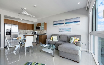 1BS-Blue224 - Breath-taking ocean view Condo for 4. 8