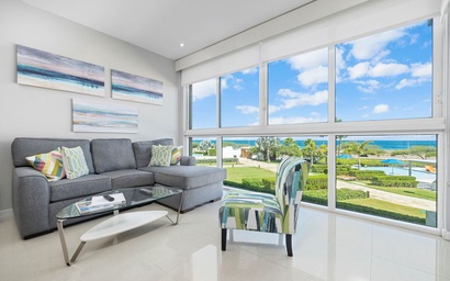 1BS-Blue224 - Breath-taking ocean view Condo for 4. 4