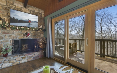Marvel at the views from Grinning Bear Oasis, a 3Br 2Ba home!