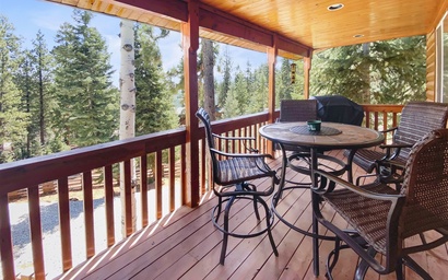 Mellow Meadows | Duck Creek Cabin | Fireplace | Forest Views 3
