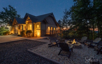 Rental Home in Blue Ridge at Dusk