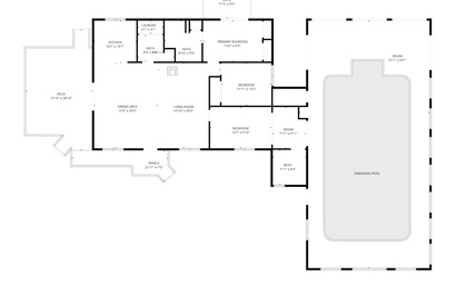 Blue Creek Pool House 21