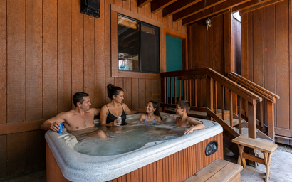 Pinecone Lodge with Hot Tub 3
