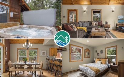 Tahoe Donner Creek Side Retreat with Hot Tub