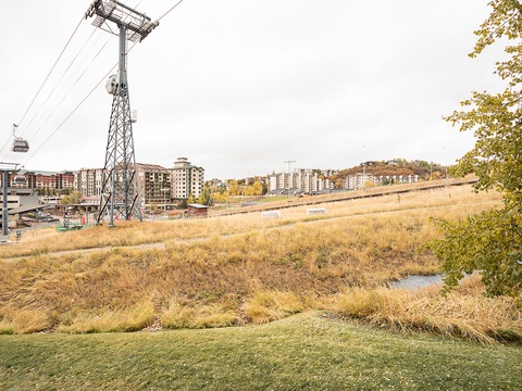 Nestled near ski resort infrastructure, the property offers convenient access to mountain recreation with gondola lift and slope-side lodging just moments away.