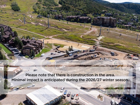 Please note that there is construction in the area. Minimal impact is anticipated during the 2026/27 winter season
