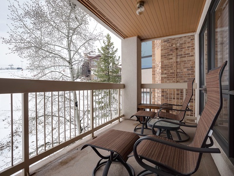 Your private balcony invites you to unwind in comfort, offering a peaceful spot to enjoy morning coffee or evening relaxation, no matter the season.