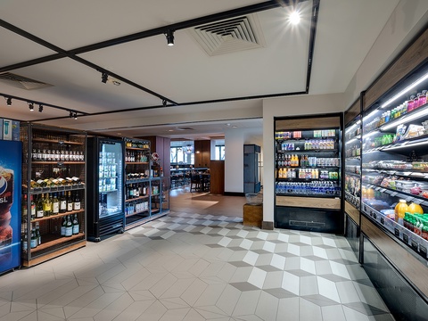 Stock up on your favorite snacks, drinks, and essentials at the on-site market, so you can enjoy your stay without missing a beat.
