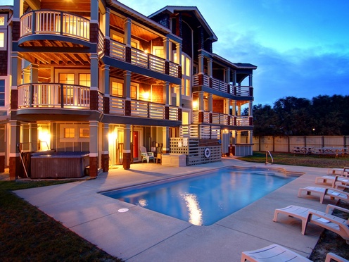 Private Pool and Rear Exterior