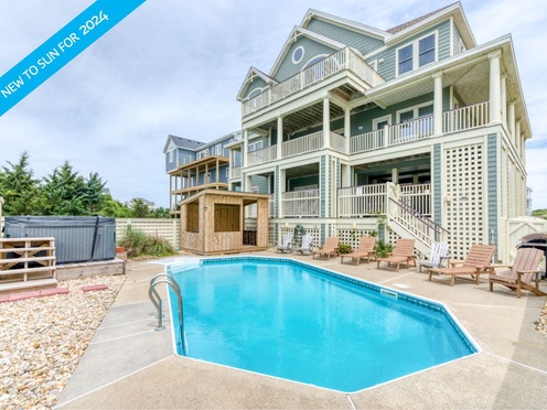 Four Winds OI-19 Rear Exterior & Private Pool