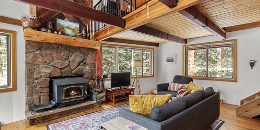 Starlit Cabin Photo