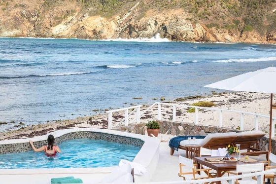 North Beach at Guana Island