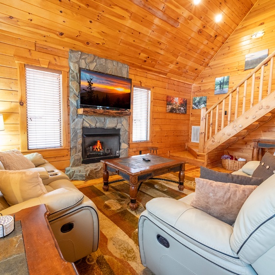 Rhythm & Blues' cozy living area