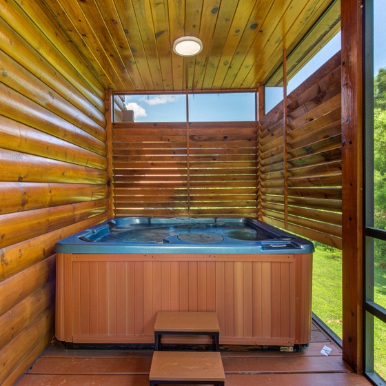 Goldilocks and The Three Bears' bubbling hot tub